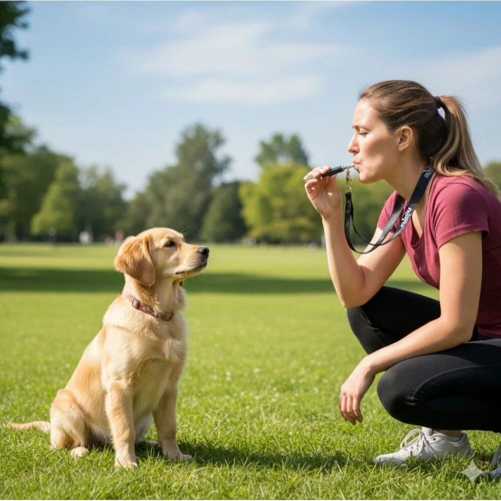 Moofin NWOT Silent Ultrasonic Sound Obedience Dog No Barking Training Whistle 🐈